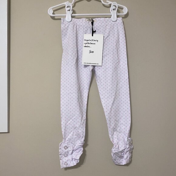 NWT Adorable Essentials Polka Dot Leggings - Picture 1 of 5